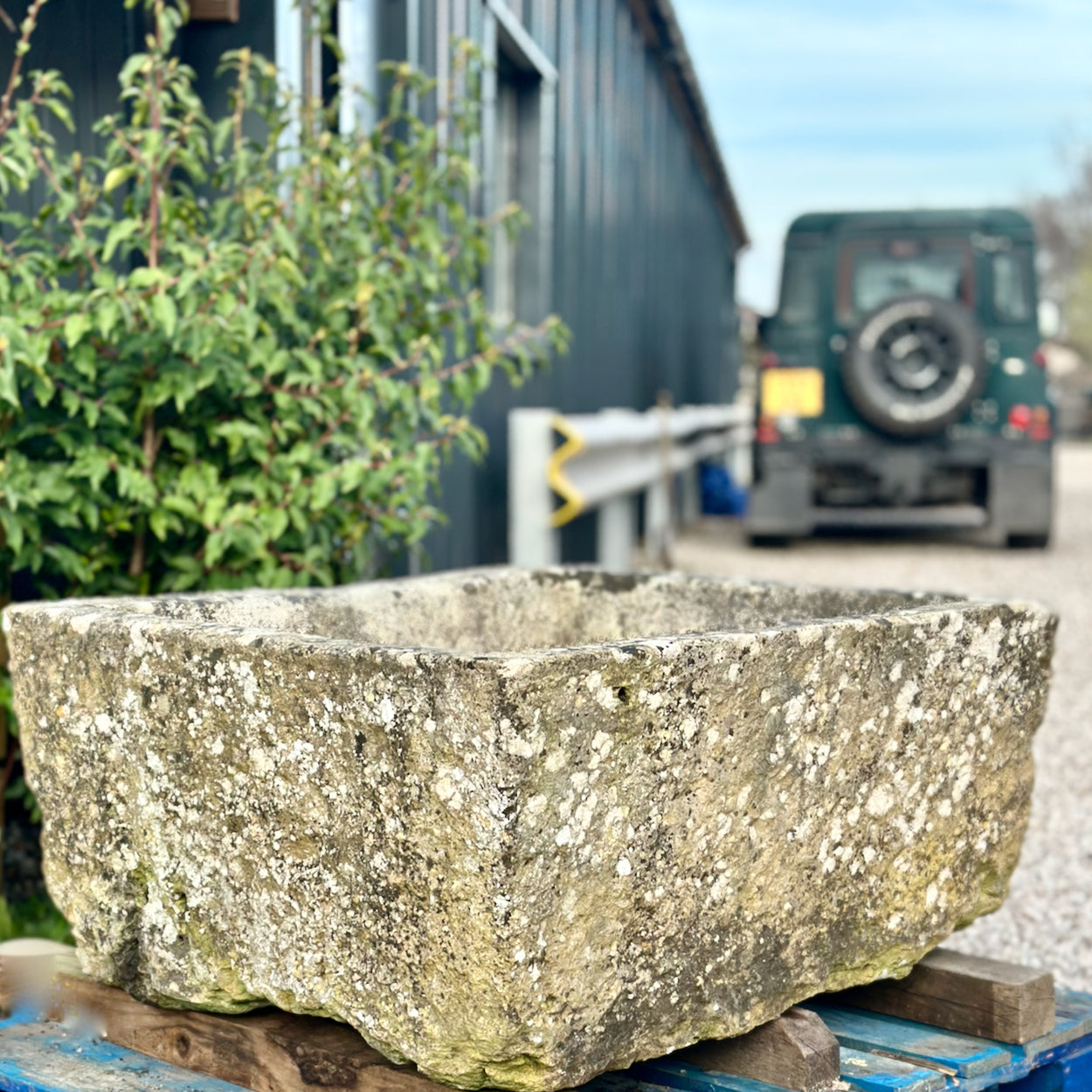 Antique French Limestone Trough 1