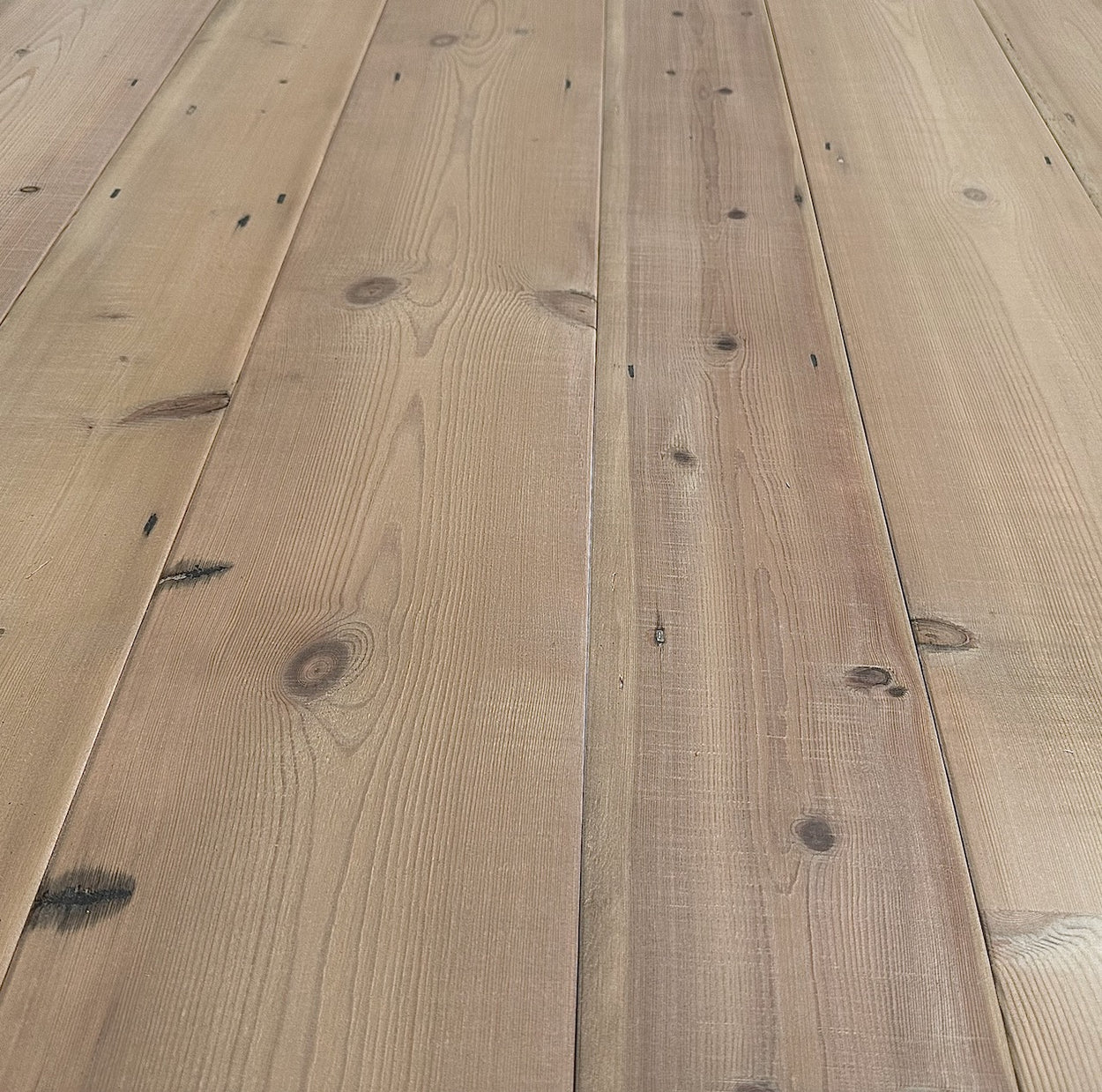 Sample of Lye Washed Floorboards