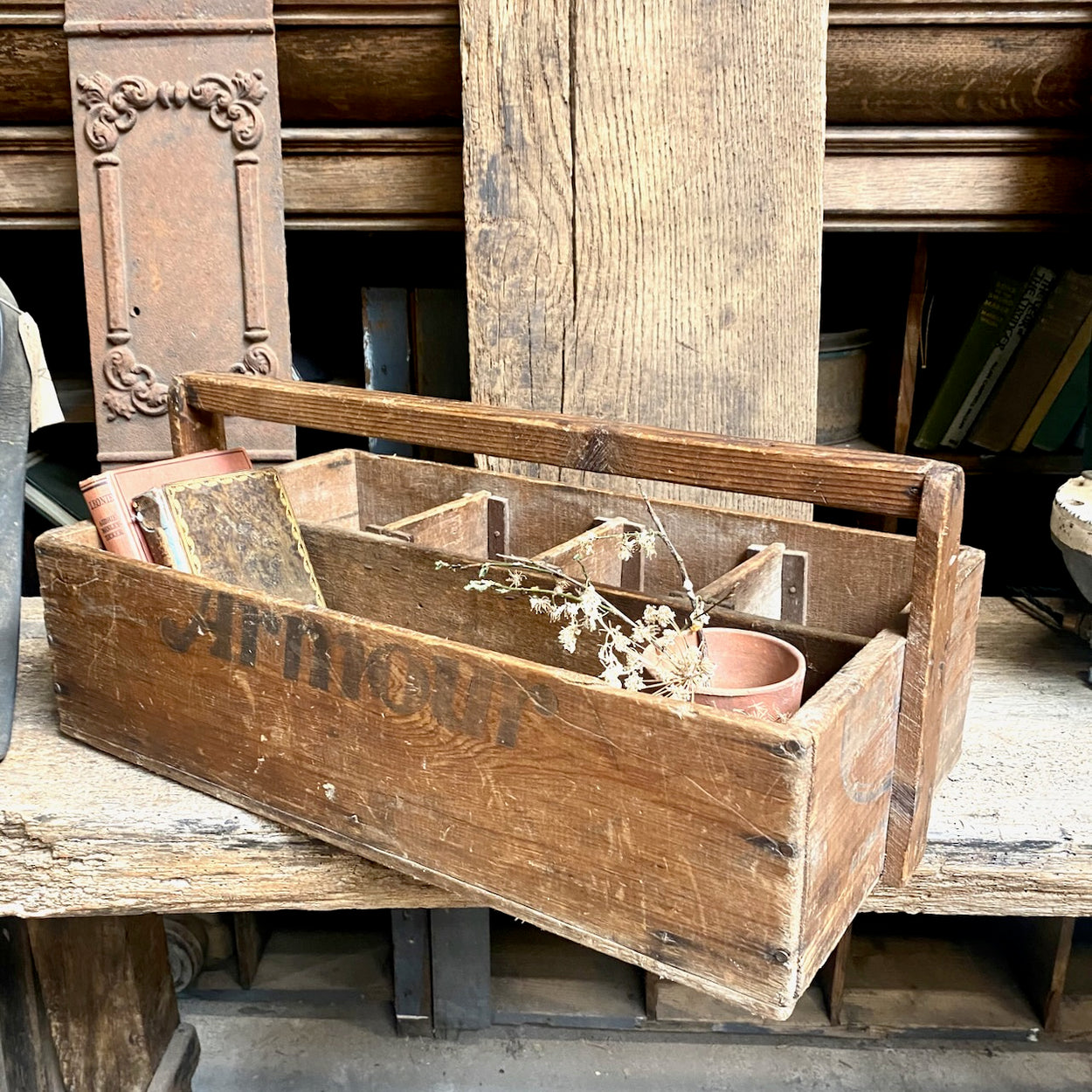 Rustic Vintage Wooden Box