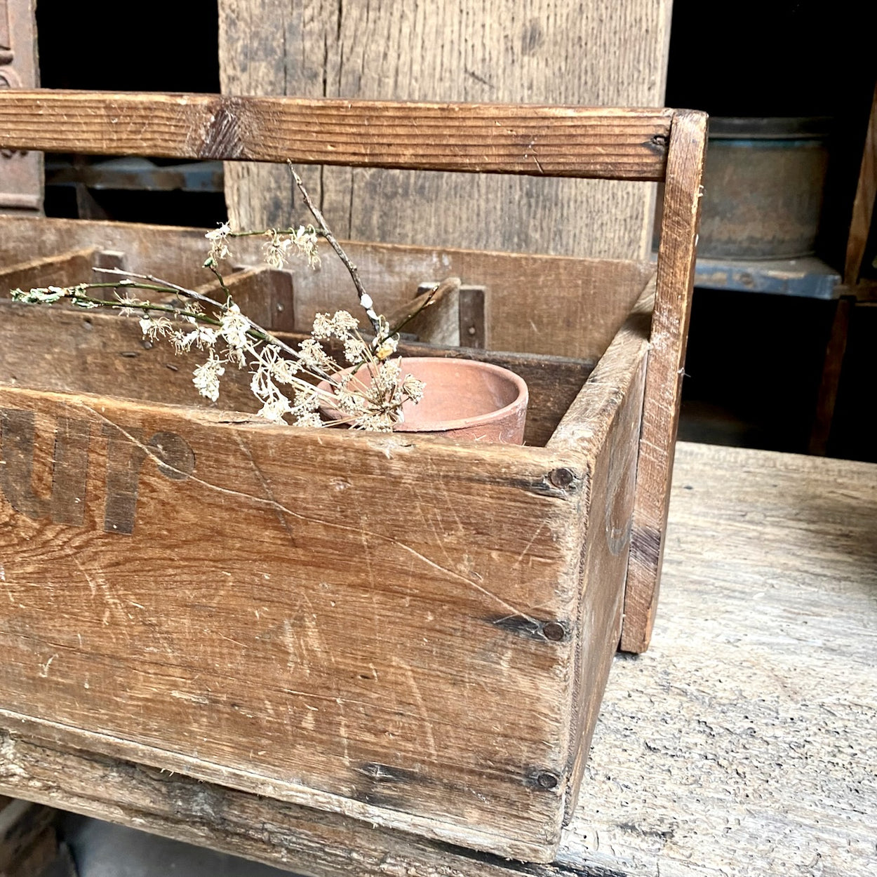 Rustic Vintage Wooden Box