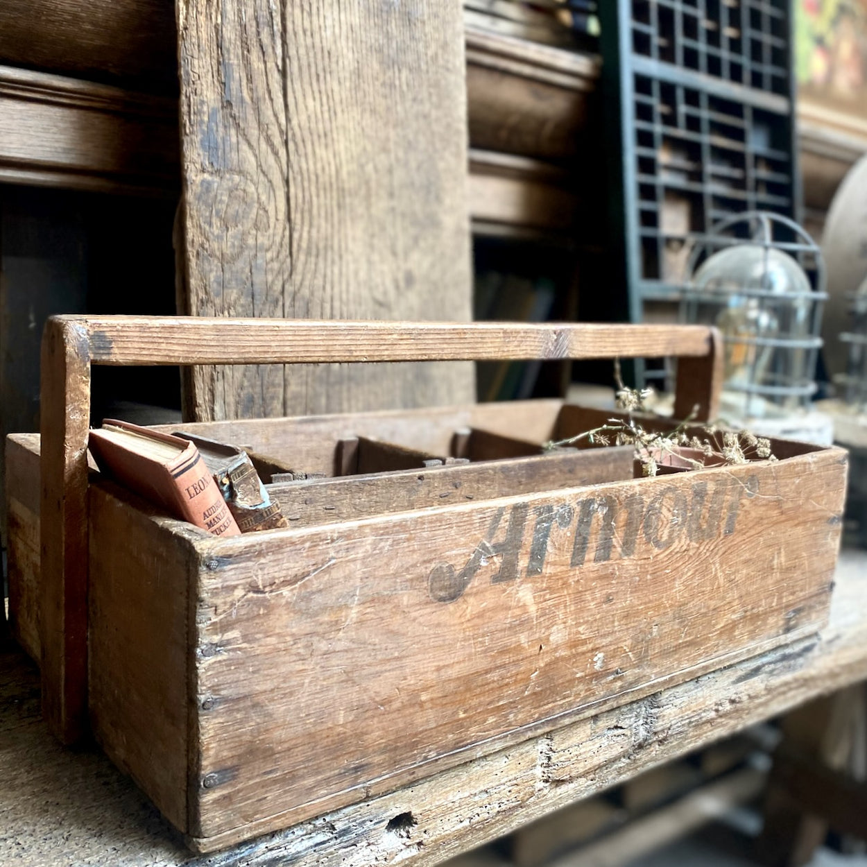 Rustic Vintage Wooden Box