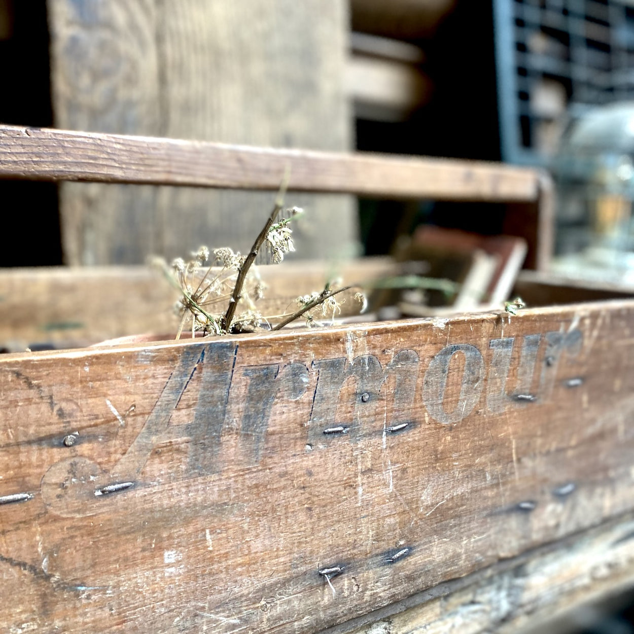 Rustic Vintage Wooden Box