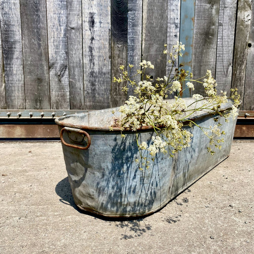 Vintage Galvanised Bath