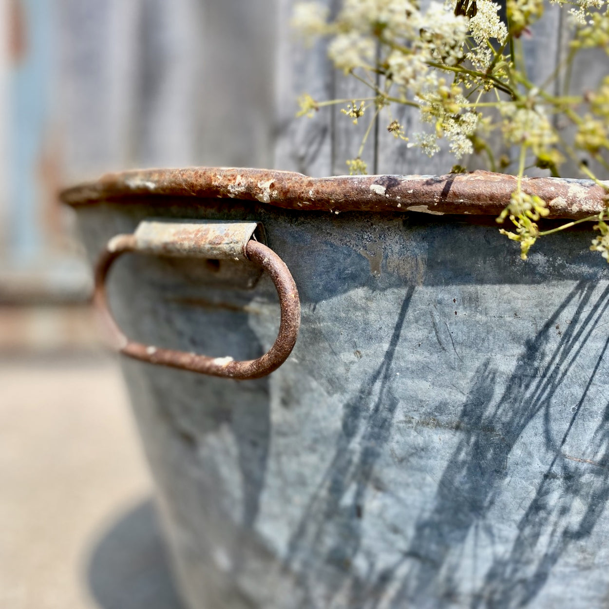 Vintage Galvanised Bath