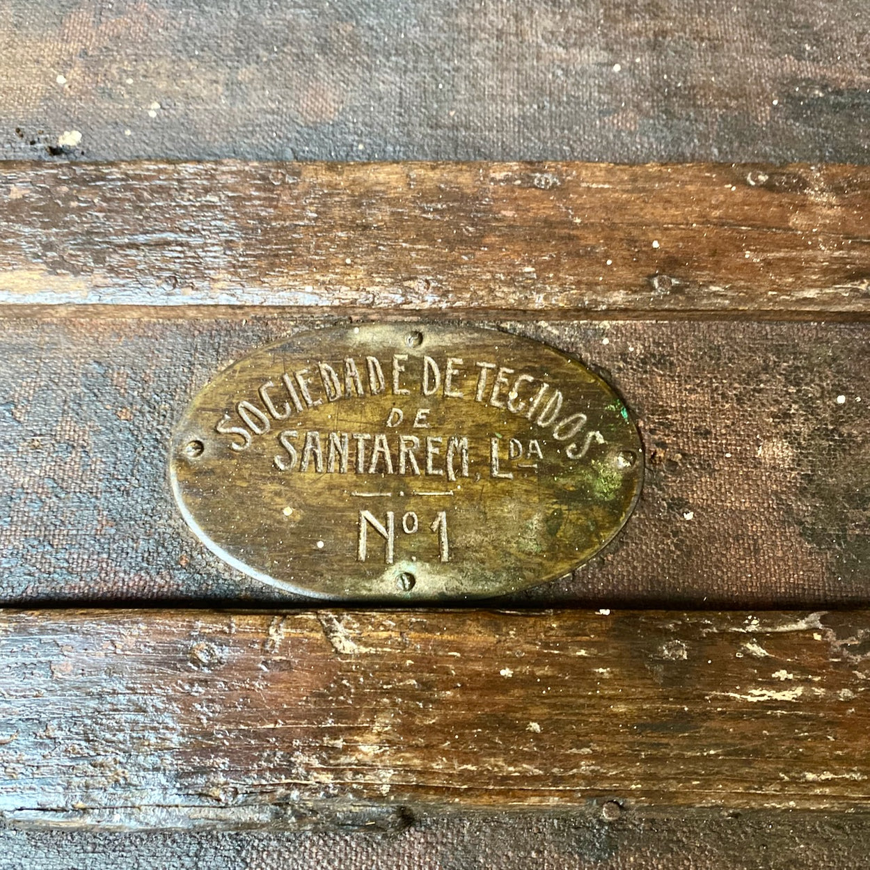 Antique Linen Trunk