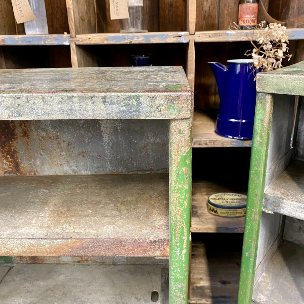Pair Of Metal Pigeon Holes