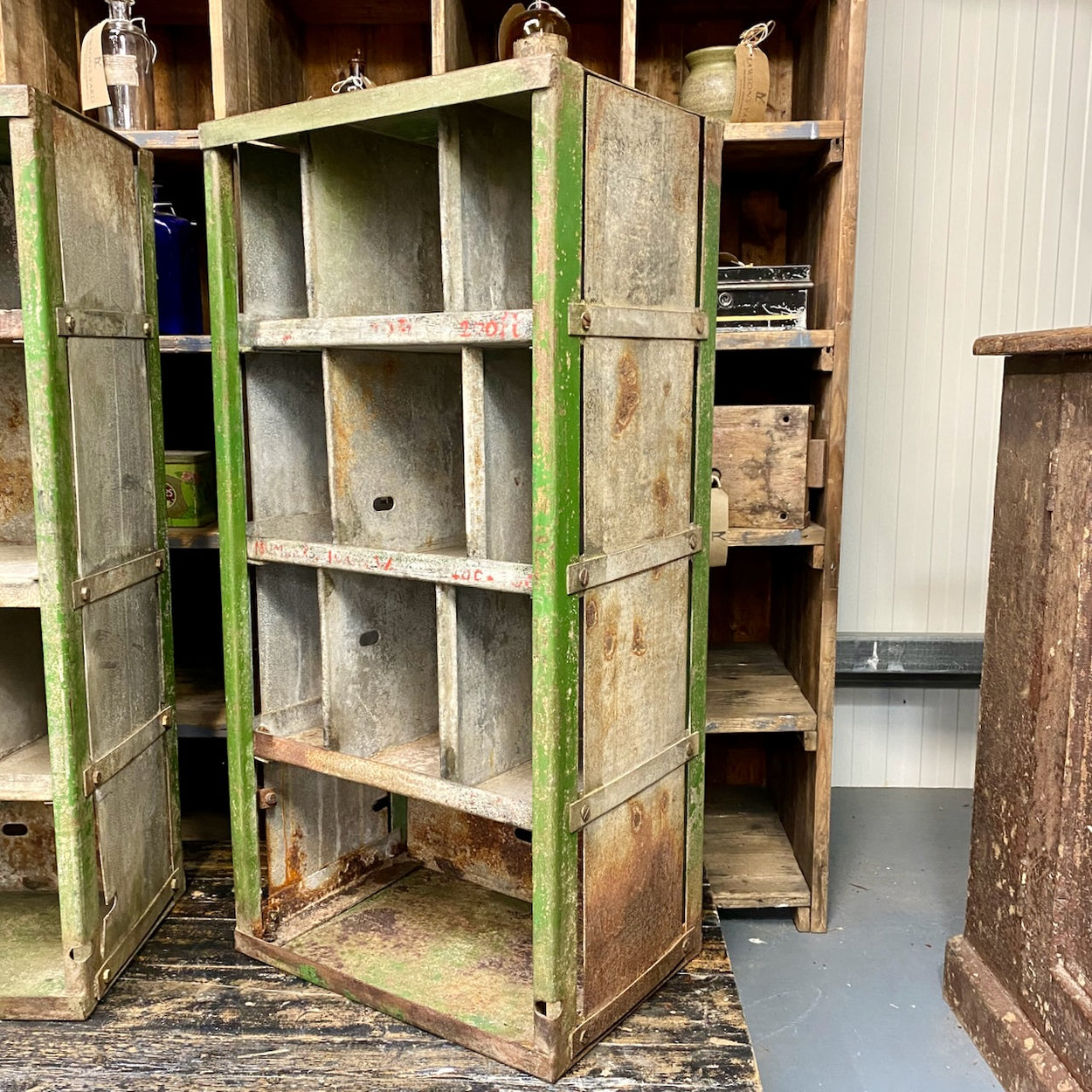 Pair Of Metal Pigeon Holes
