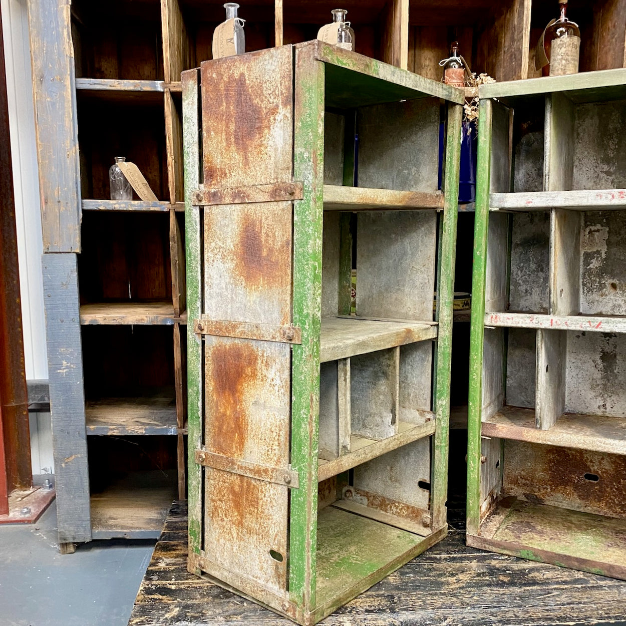 Pair Of Metal Pigeon Holes