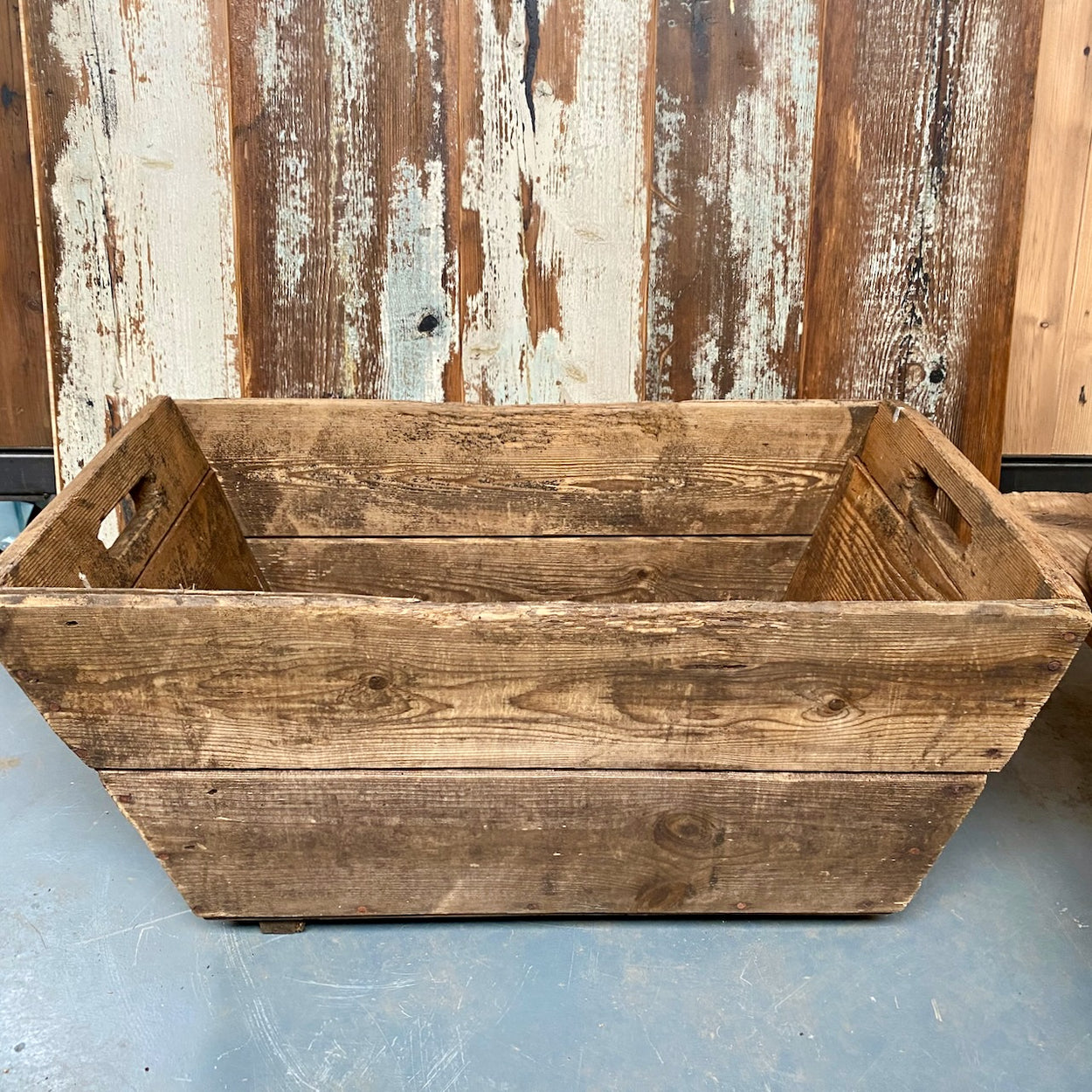 Wooden French Grape Bin