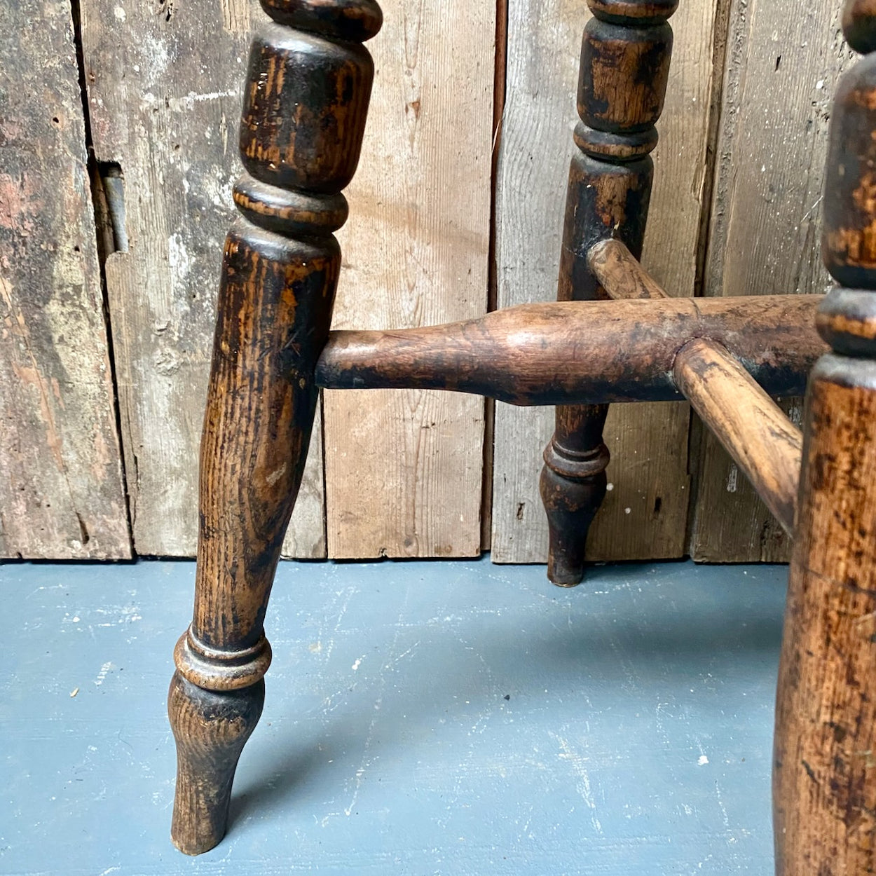 Victorian Elm Stool