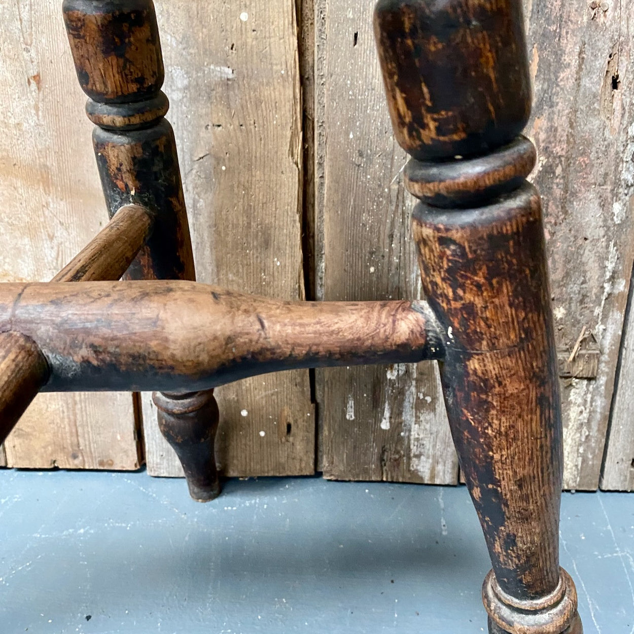 Victorian Elm Stool