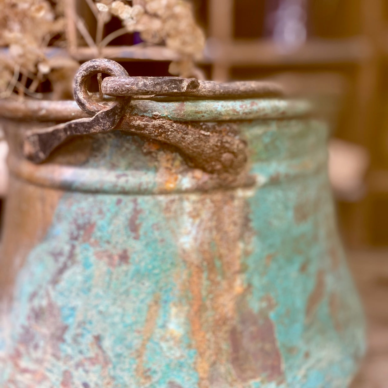 Antique Copper Pail Bucket