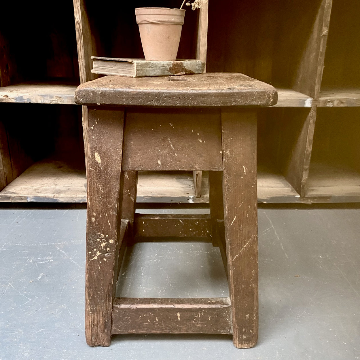 Vintage Pine Stool