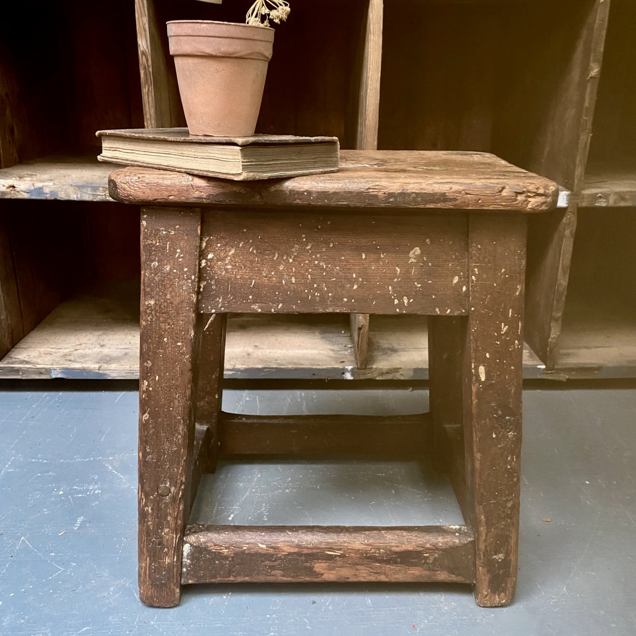 Vintage Pine Stool