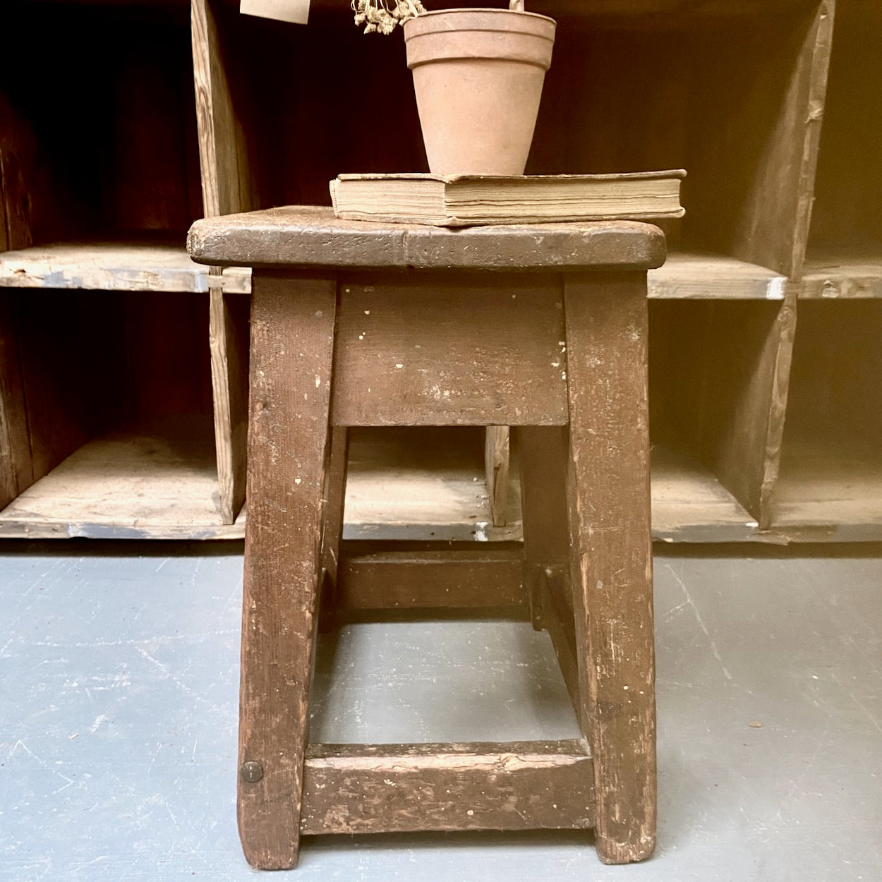 Vintage Pine Stool