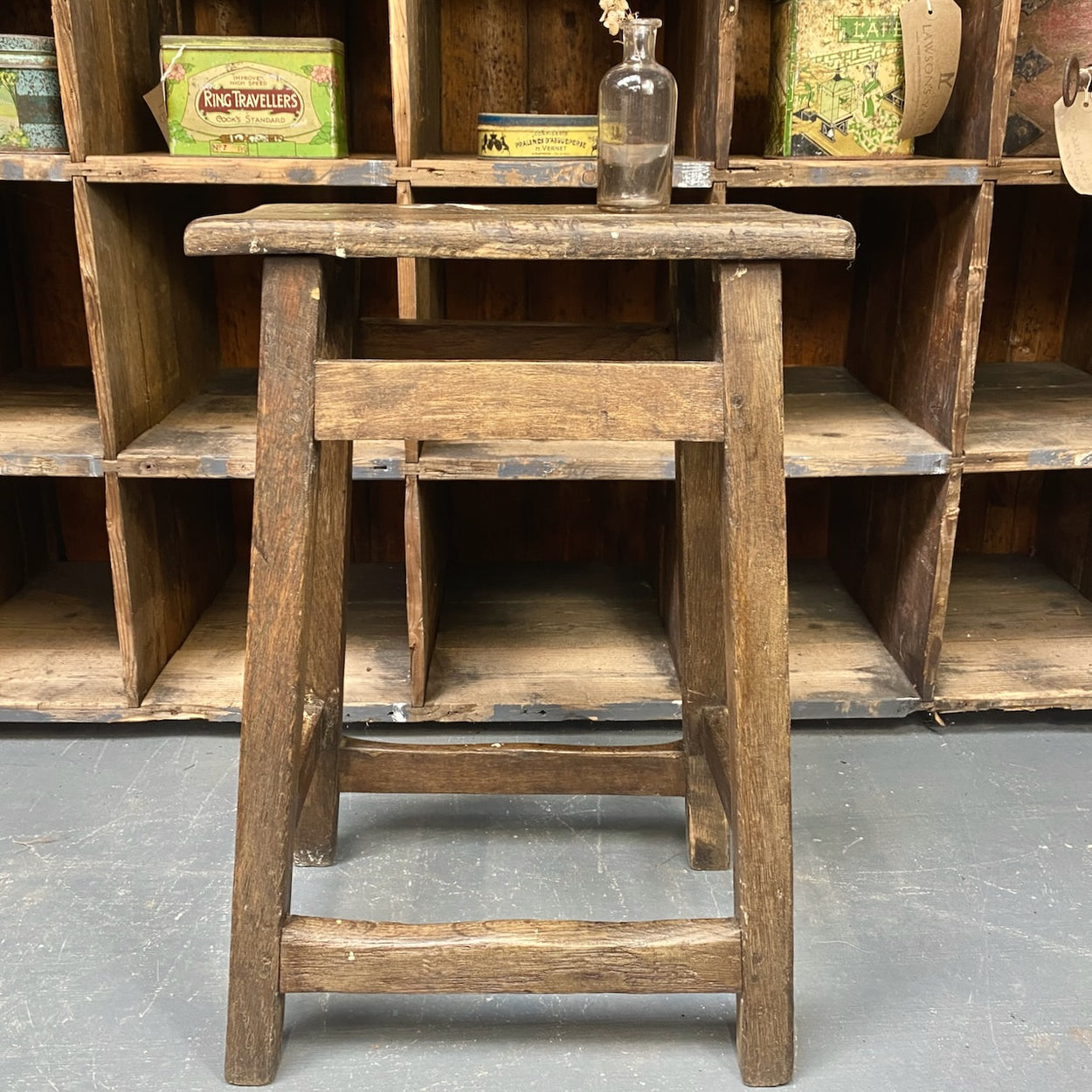 Vintage Oak Stool