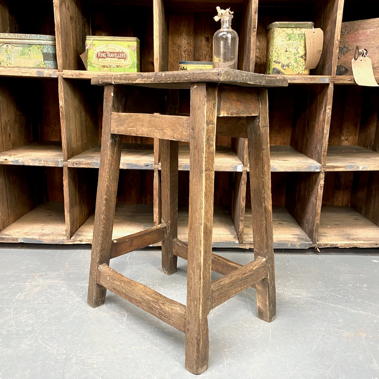 Vintage Oak Stool