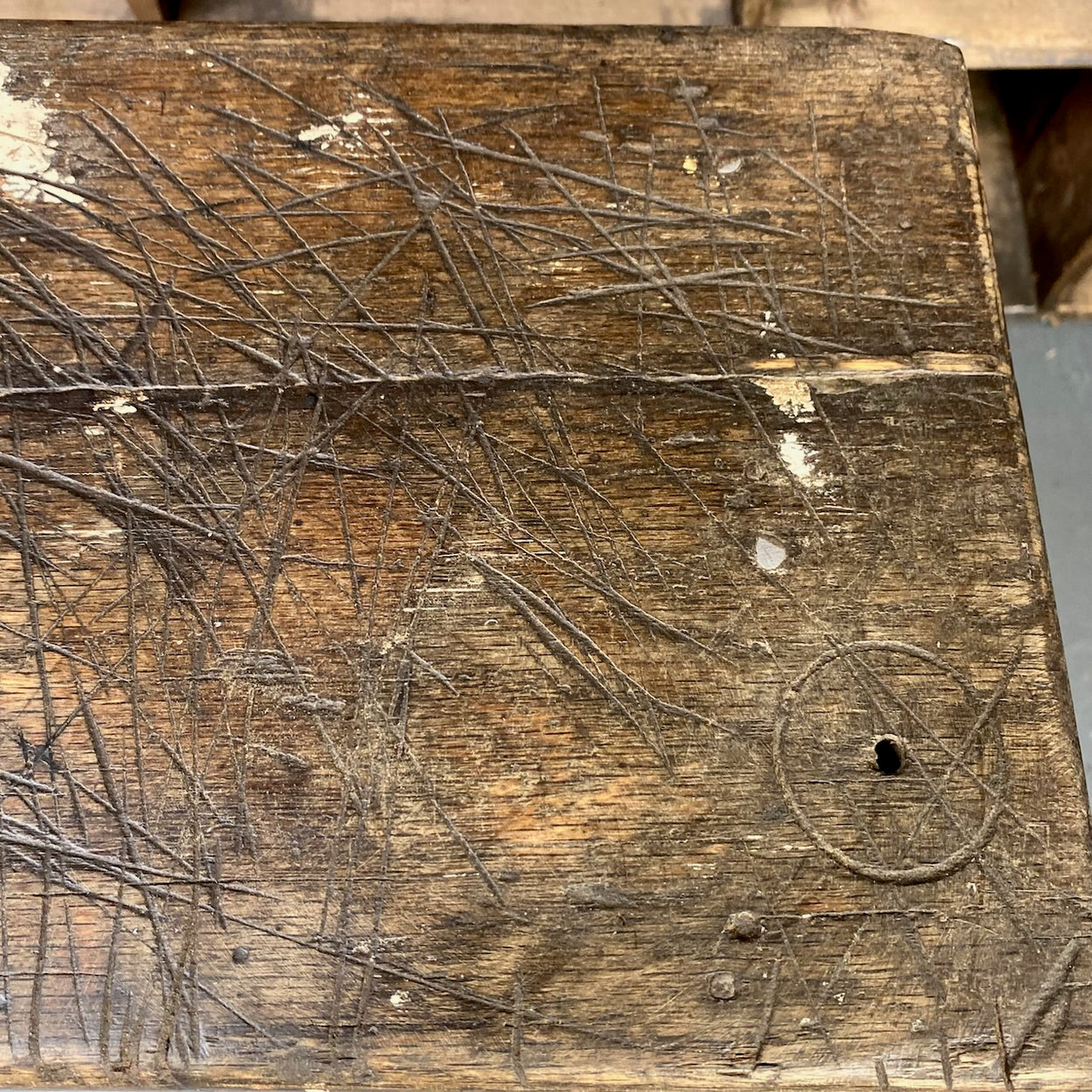 Vintage Oak Stool