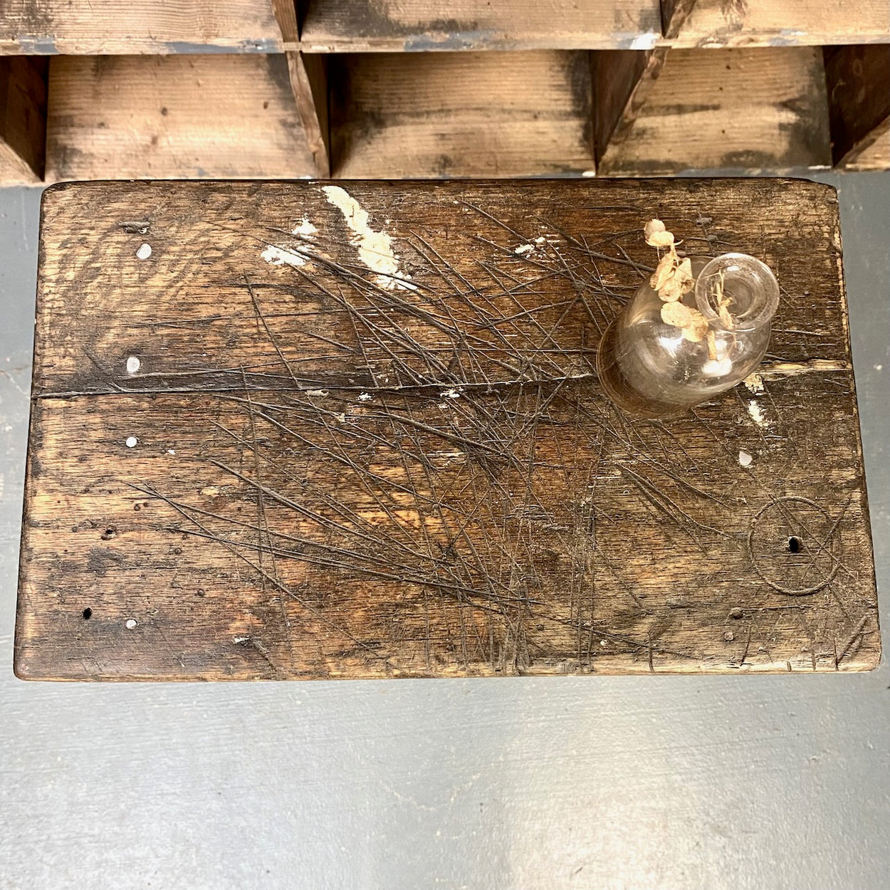 Vintage Oak Stool