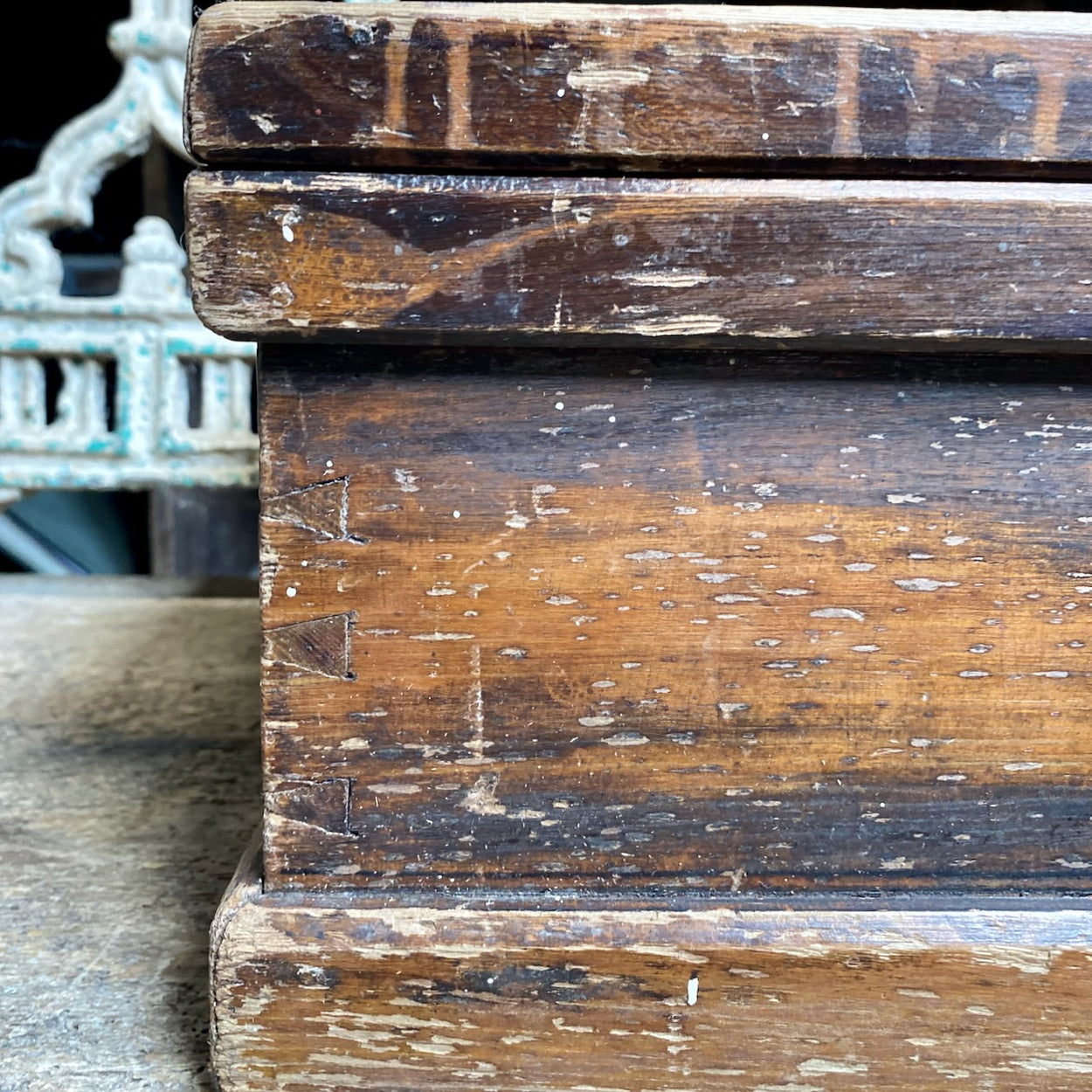 Vintage Box With Inscribed HB and HX Letters