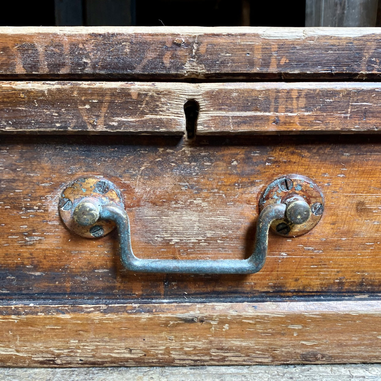 Vintage Box With Inscribed HB and HX Letters