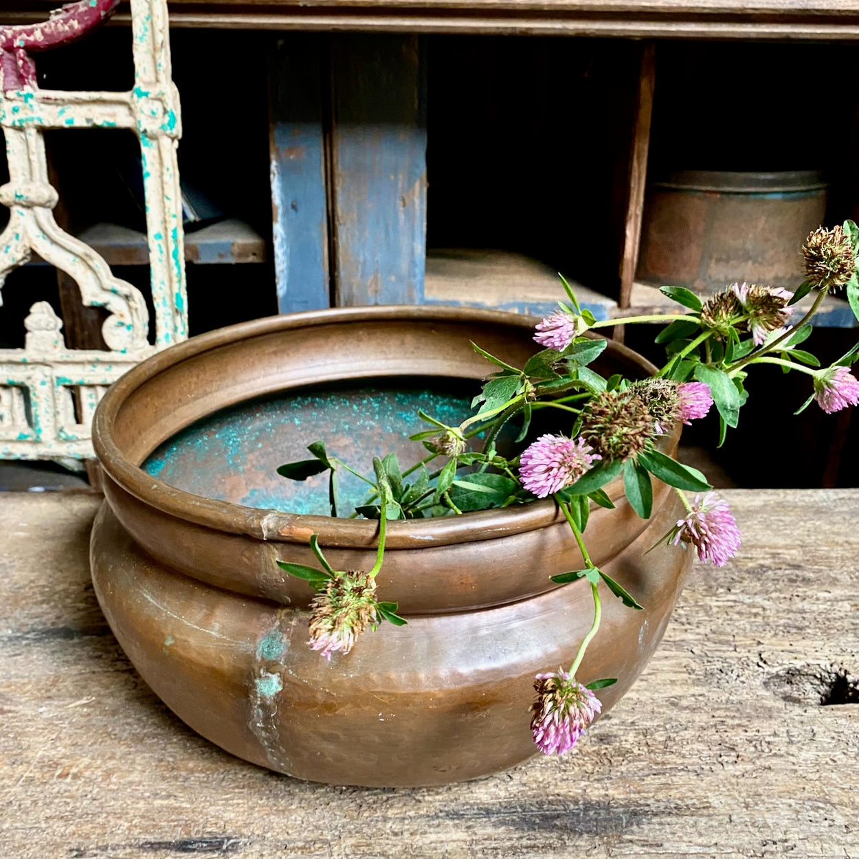 Vintage Copper Bowl