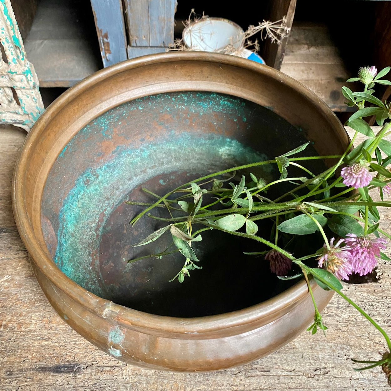 Vintage Copper Bowl