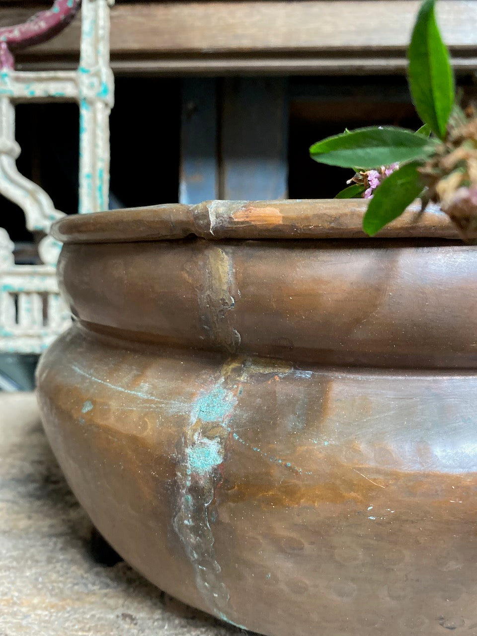Vintage Copper Bowl