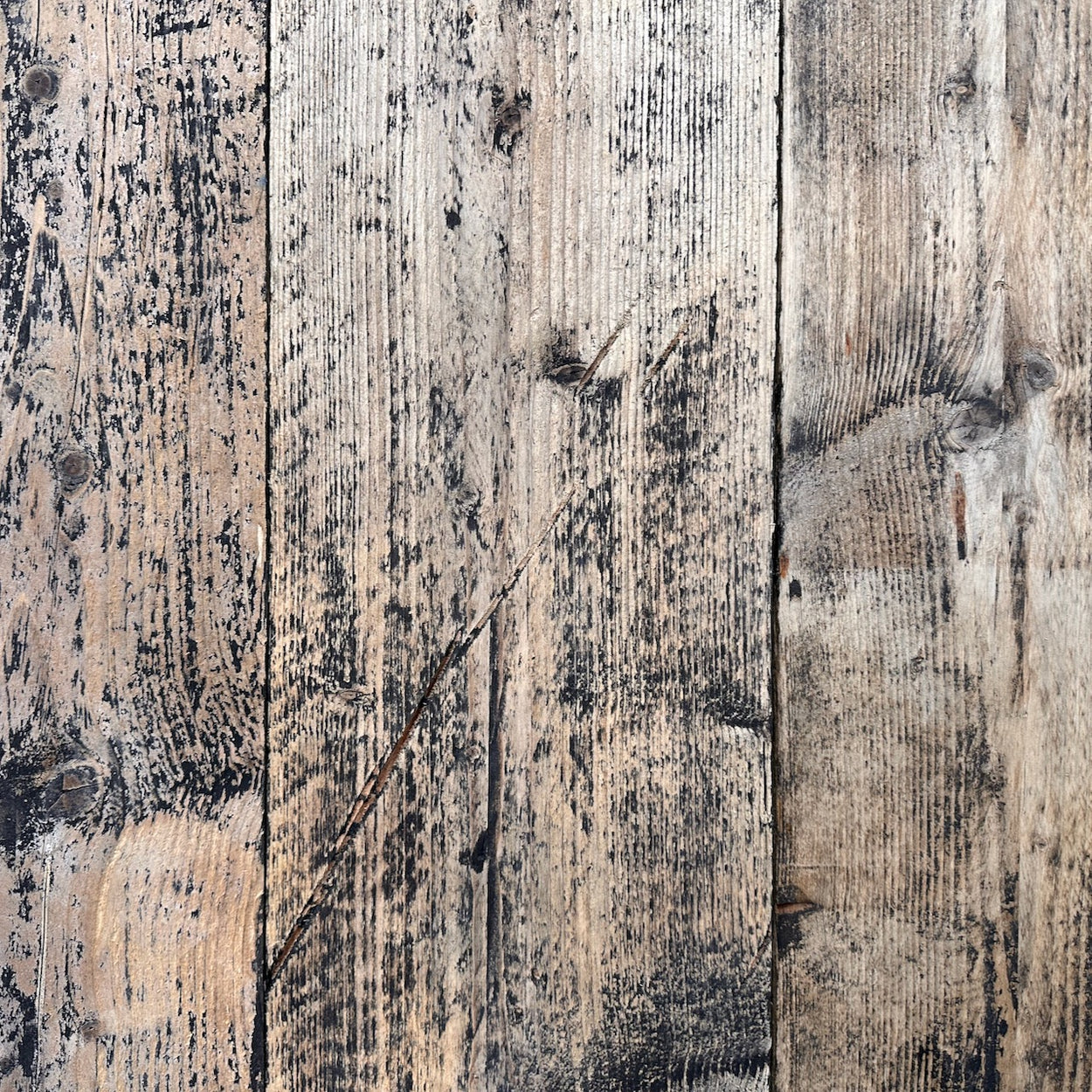 Reclaimed Black Scaffold Boards