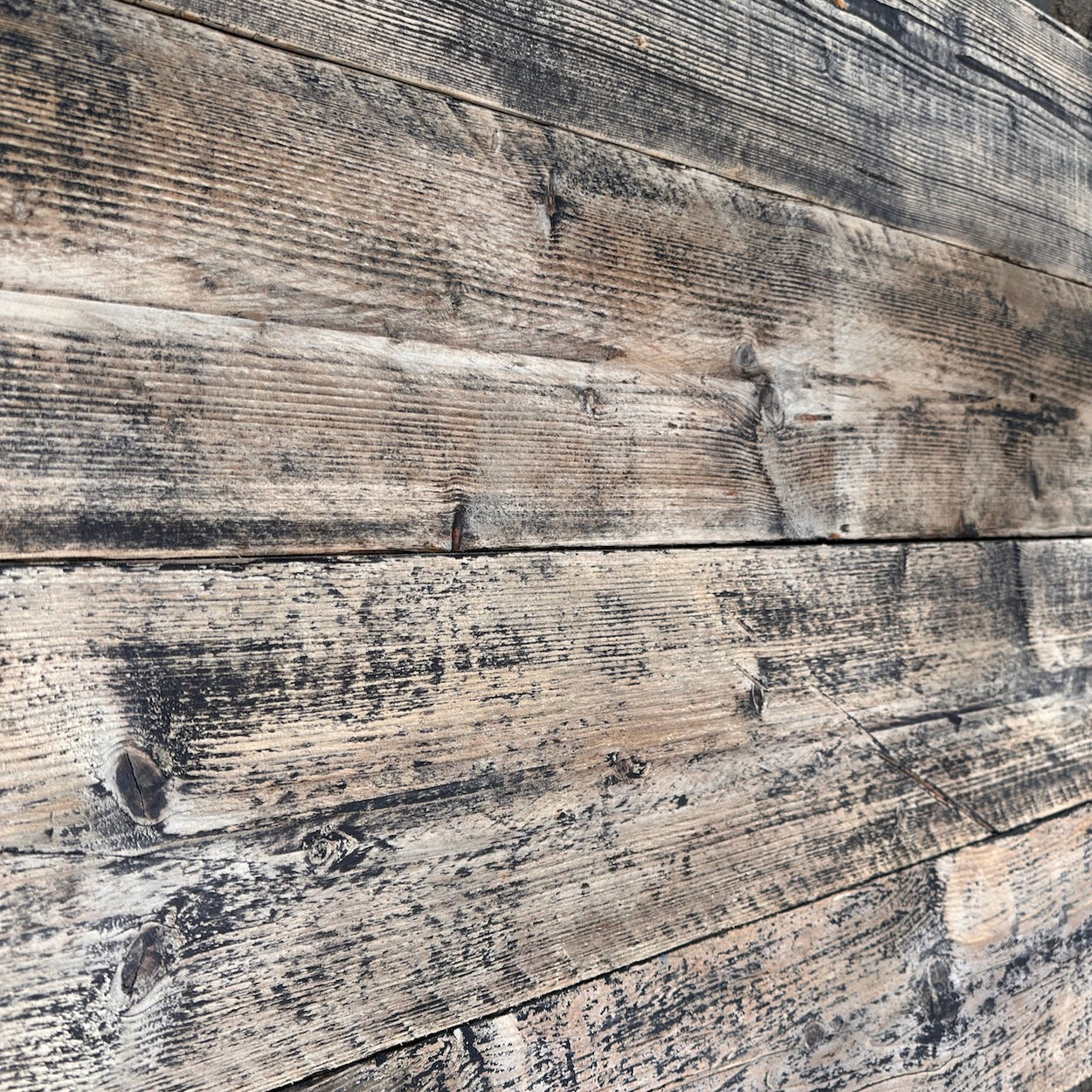 Reclaimed Black Scaffold Boards
