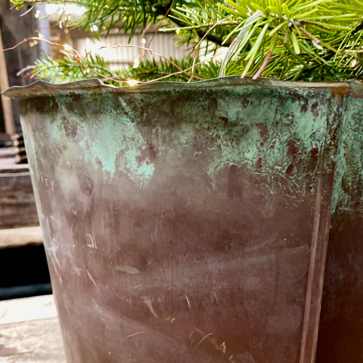Large Copper Container