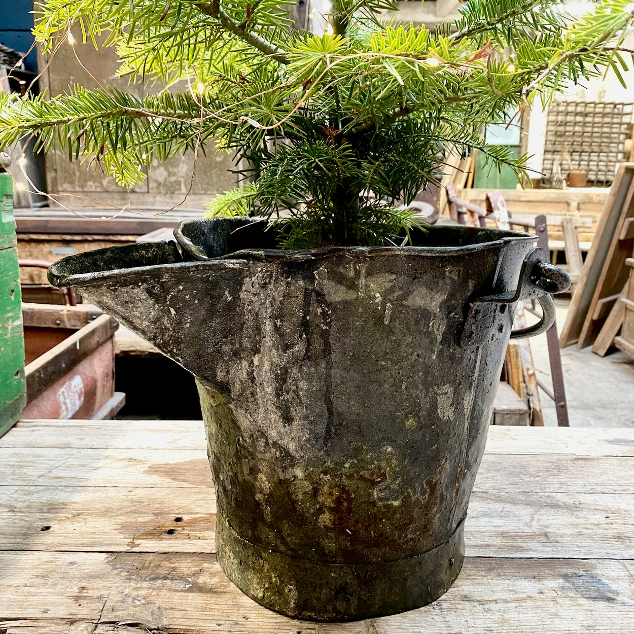 Galvanised Foundry Bucket