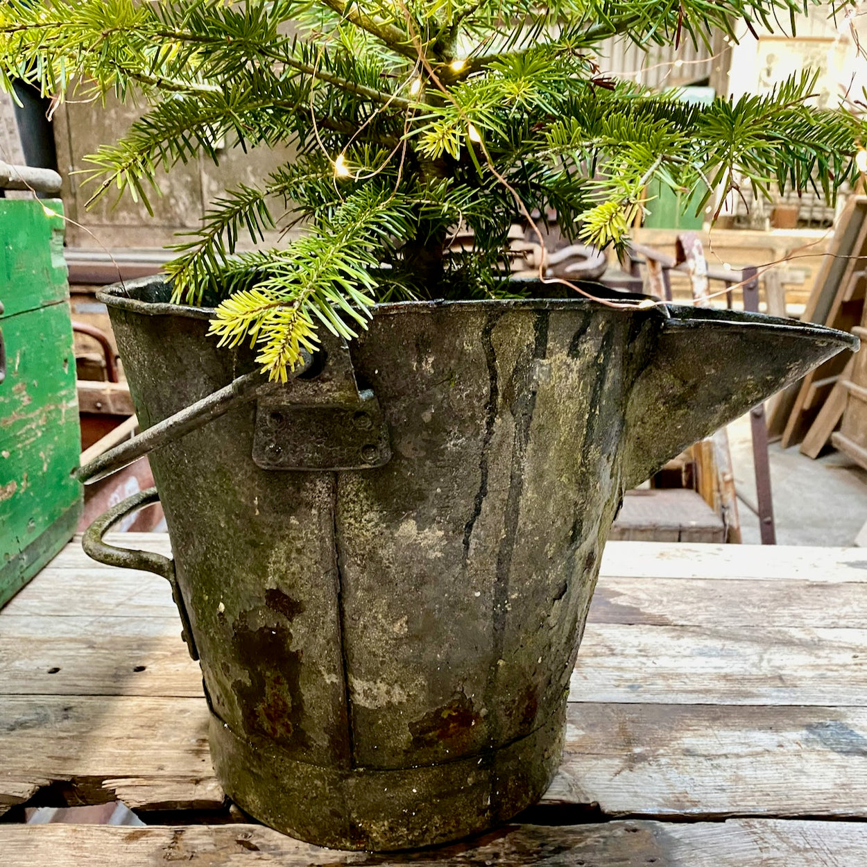 Galvanised Foundry Bucket