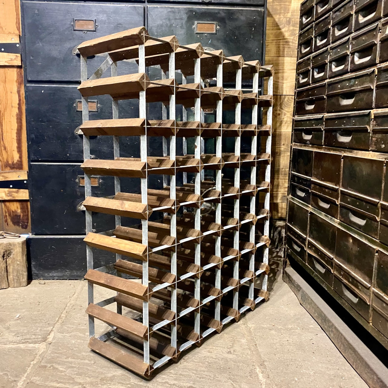 Vintage Rustic Wine Rack 1