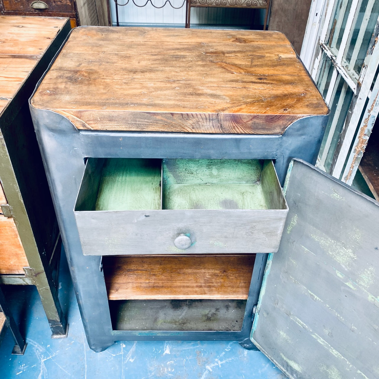 Industrial Metal Cupboard