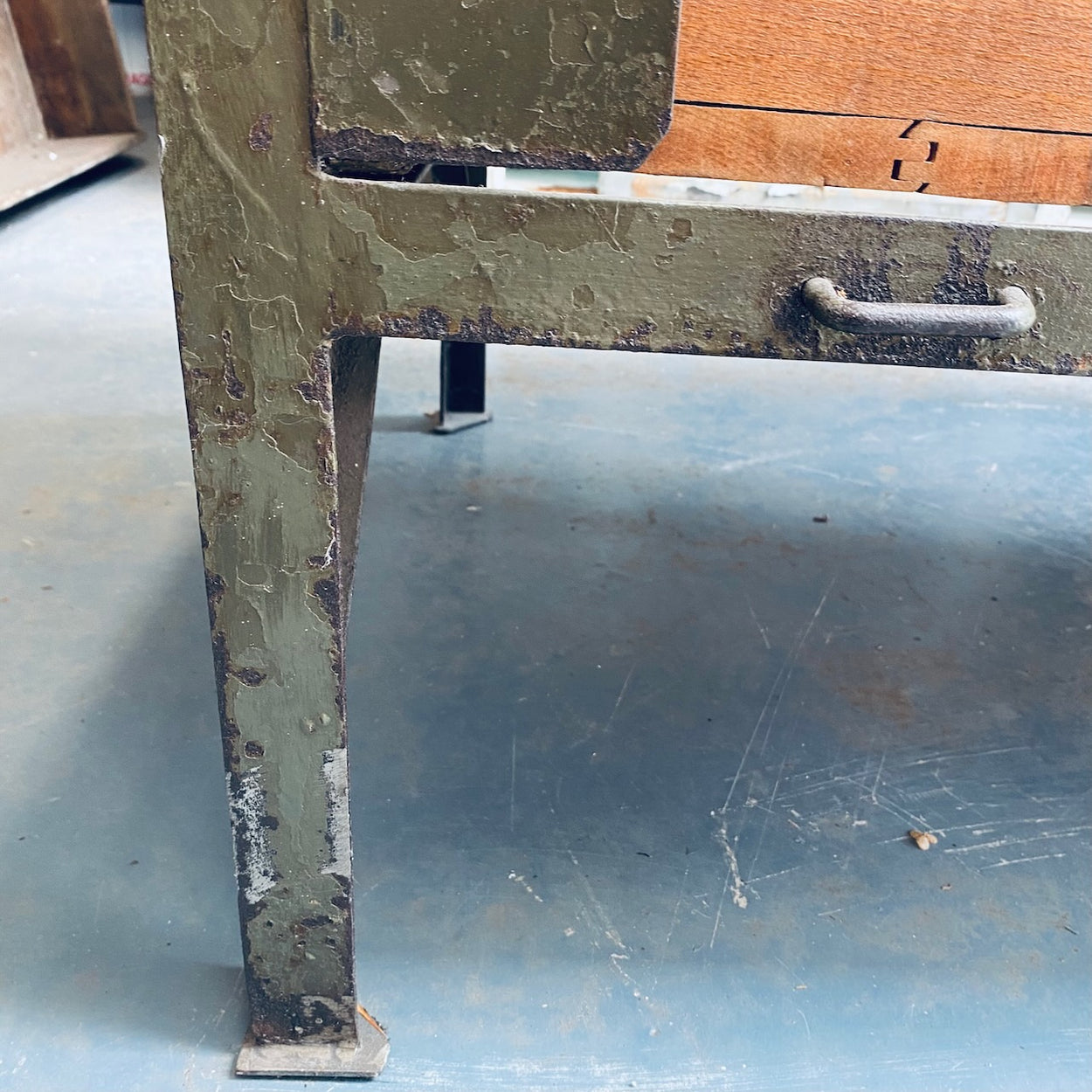 Industrial Metal And Wood Unit