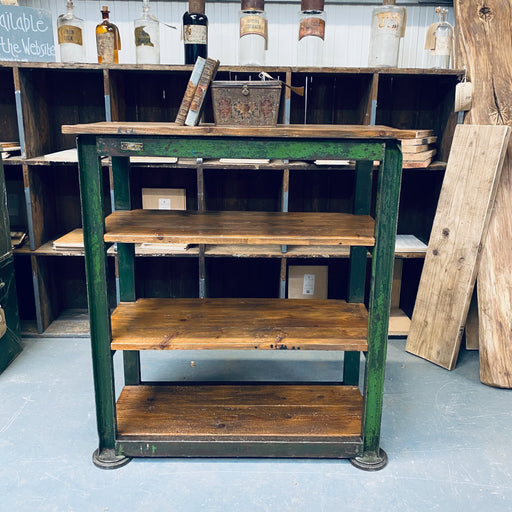 Green Industrial Shelving Unit