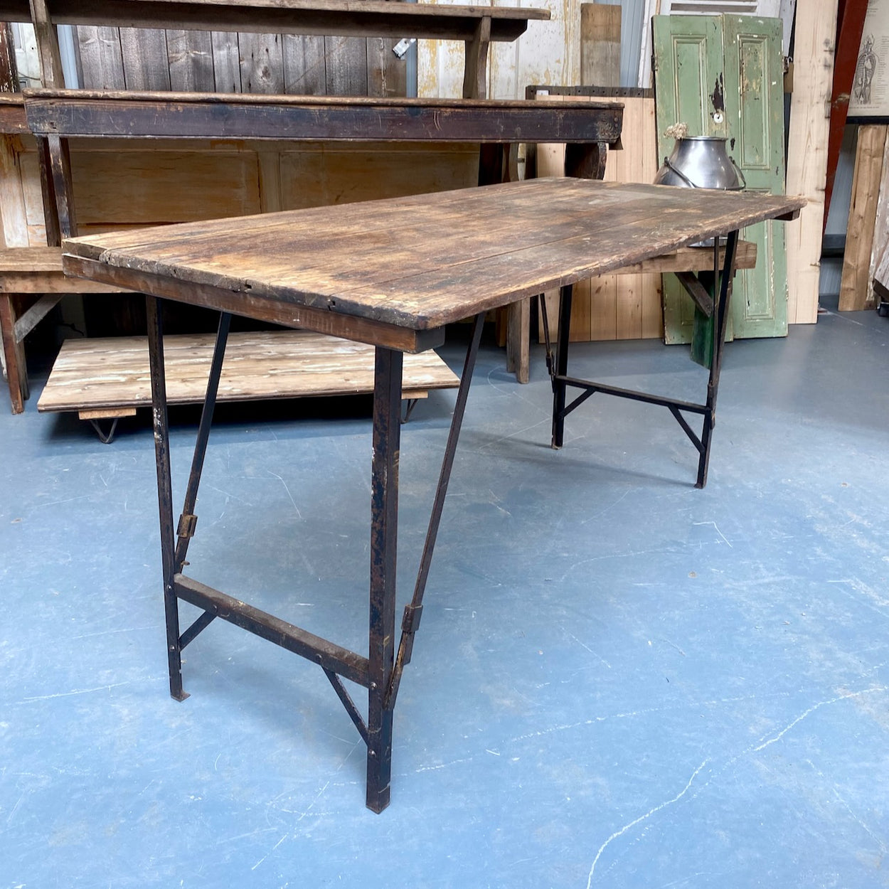 Vintage Trestle Table