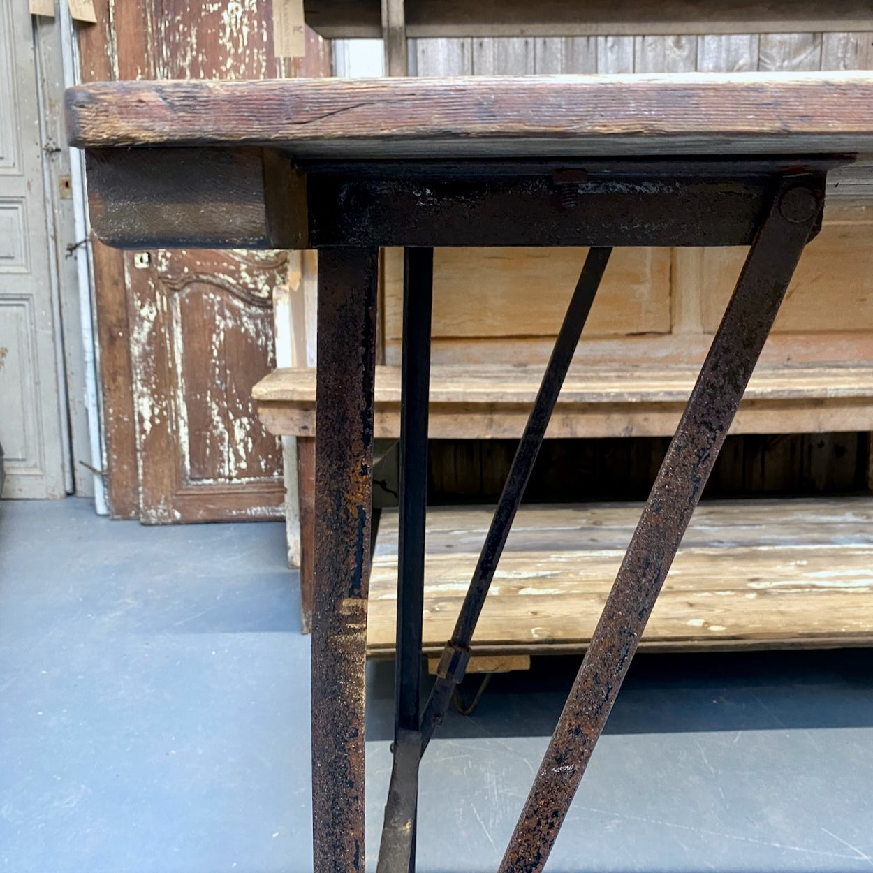 Vintage Trestle Table