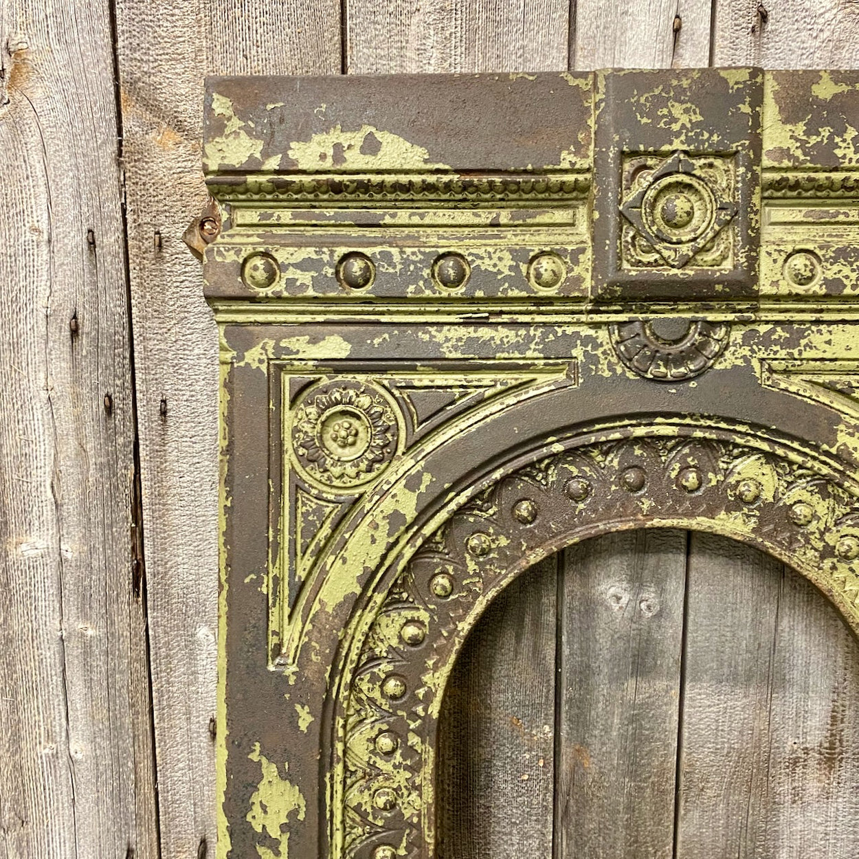 Antique Cast Iron Fire Surround