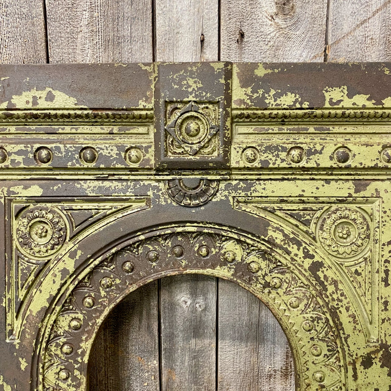 Antique Cast Iron Fire Surround