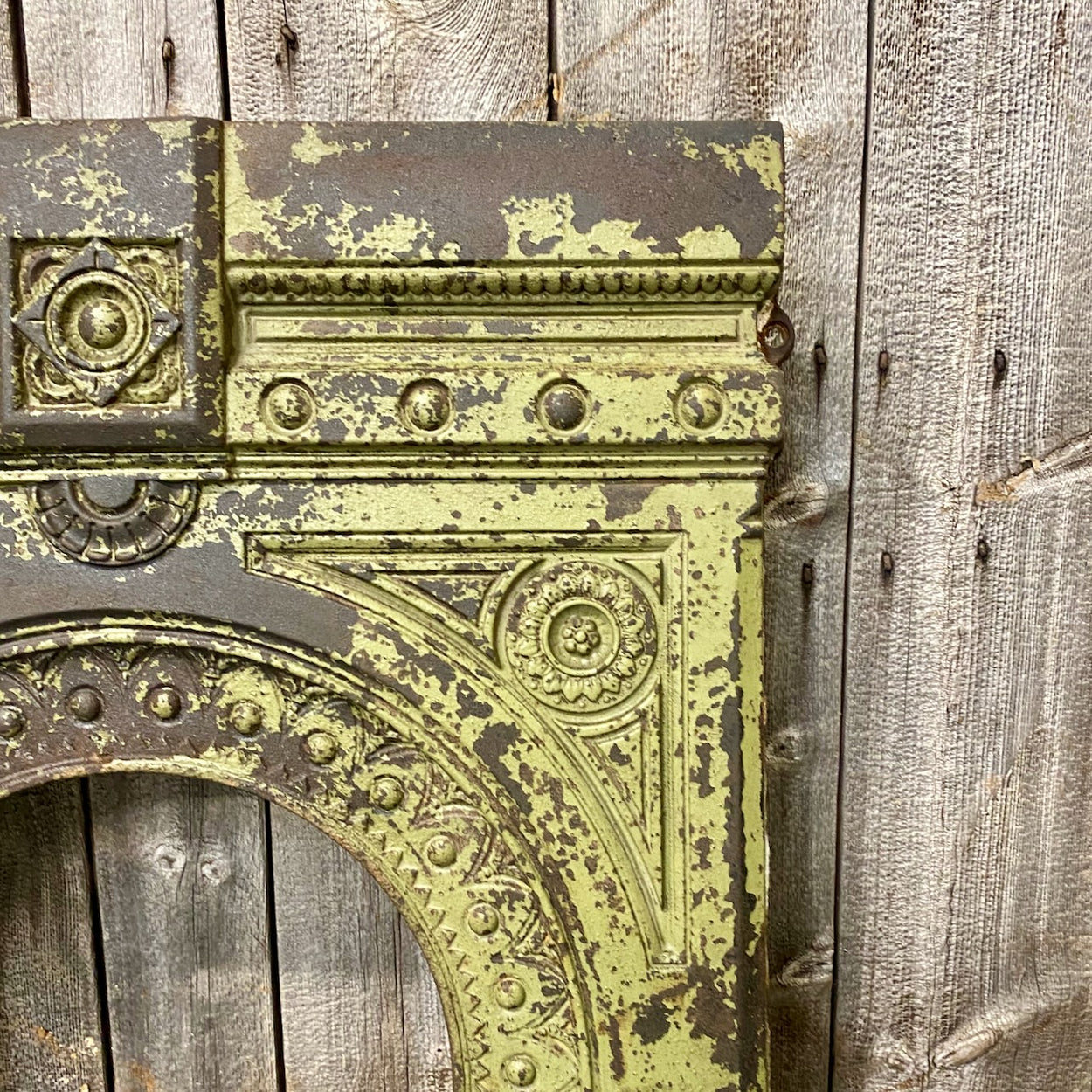 Antique Cast Iron Fire Surround
