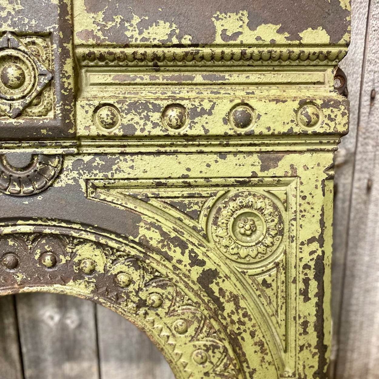 Antique Cast Iron Fire Surround
