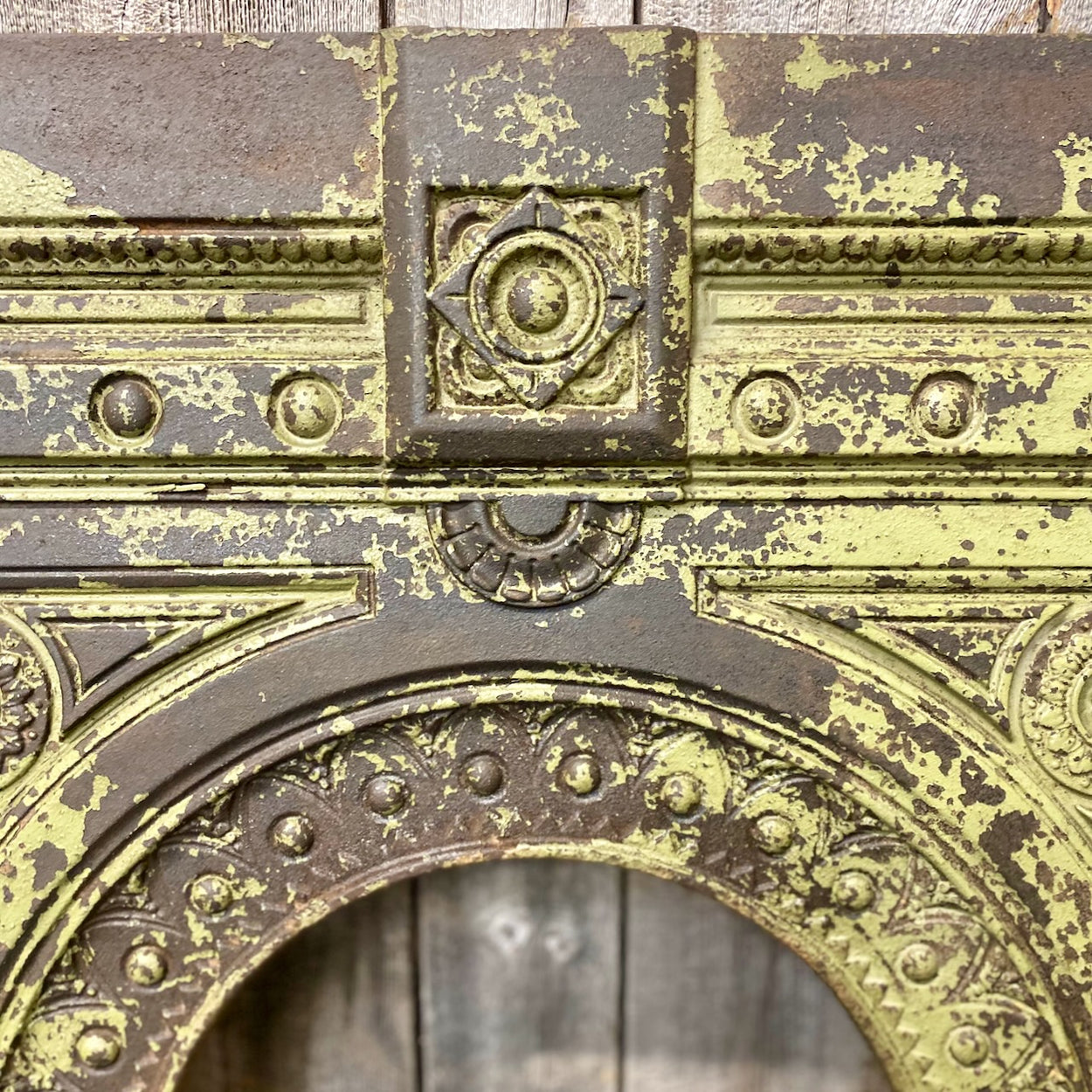 Antique Cast Iron Fire Surround