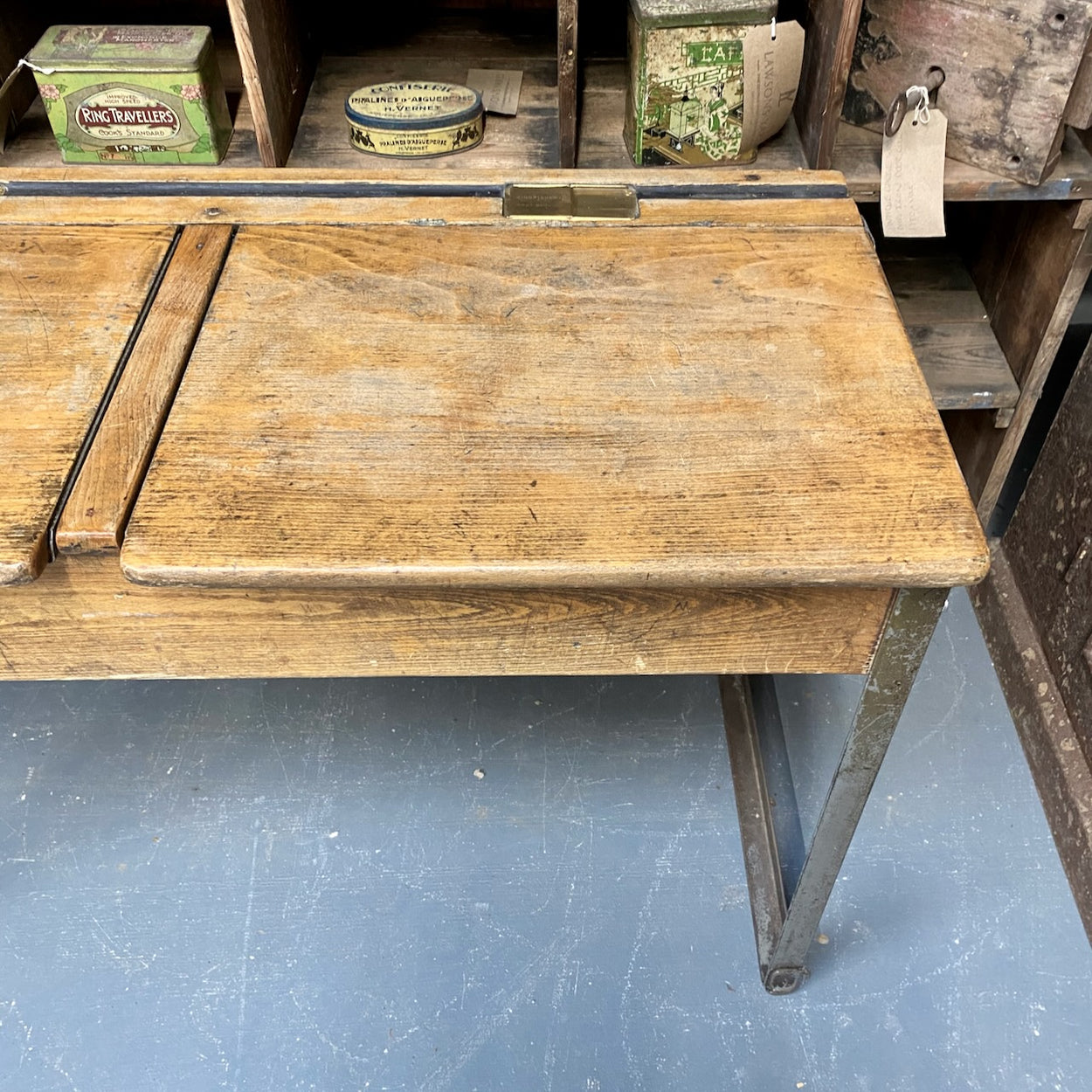 Kingfisher Ltd Vintage School Desk