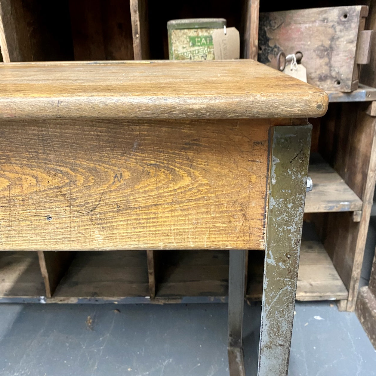 Kingfisher Ltd Vintage School Desk