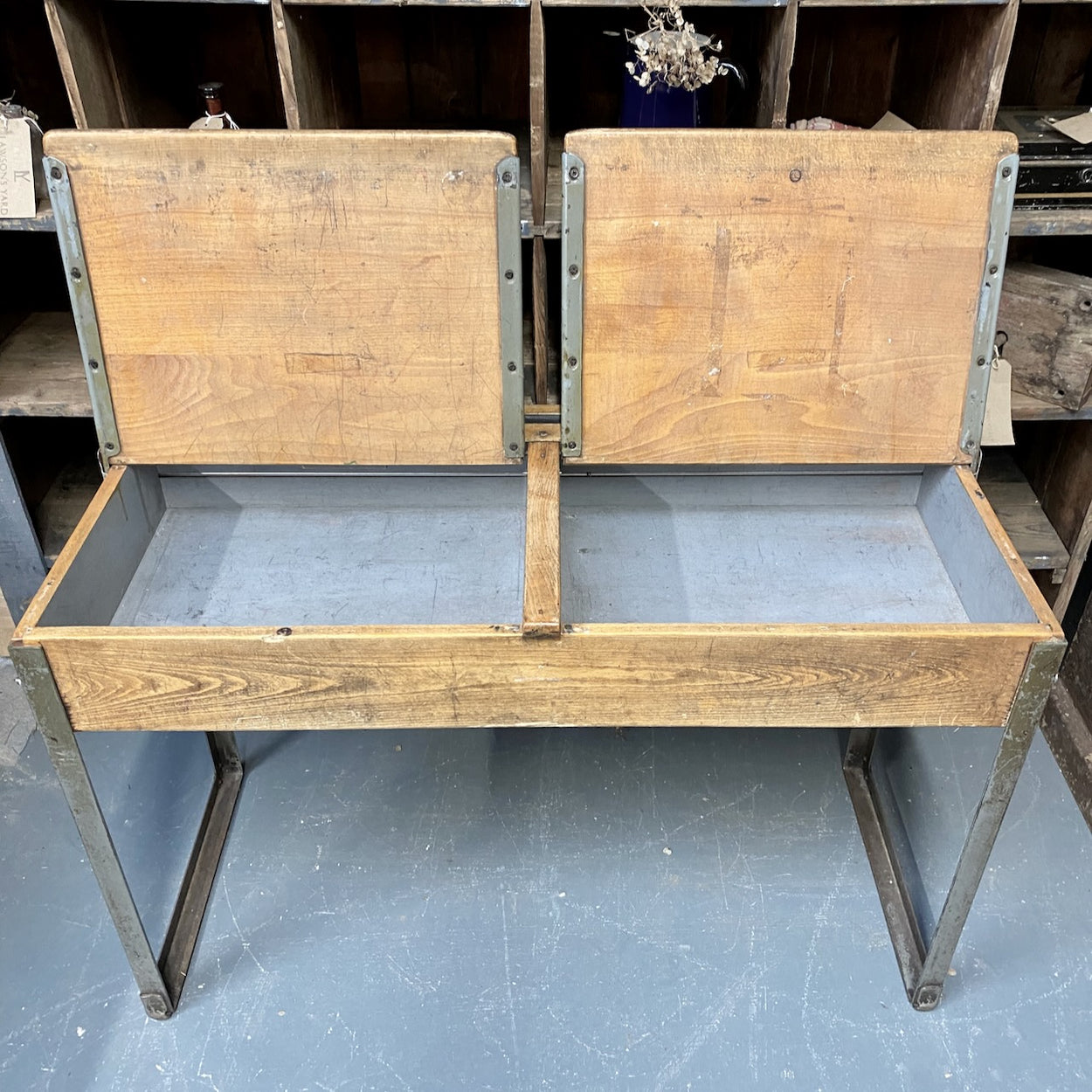 Kingfisher Ltd Vintage School Desk