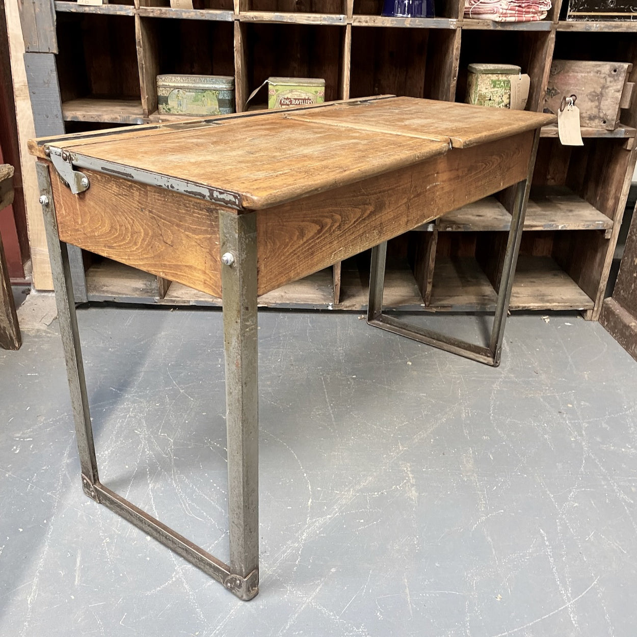 Kingfisher Ltd Vintage School Desk