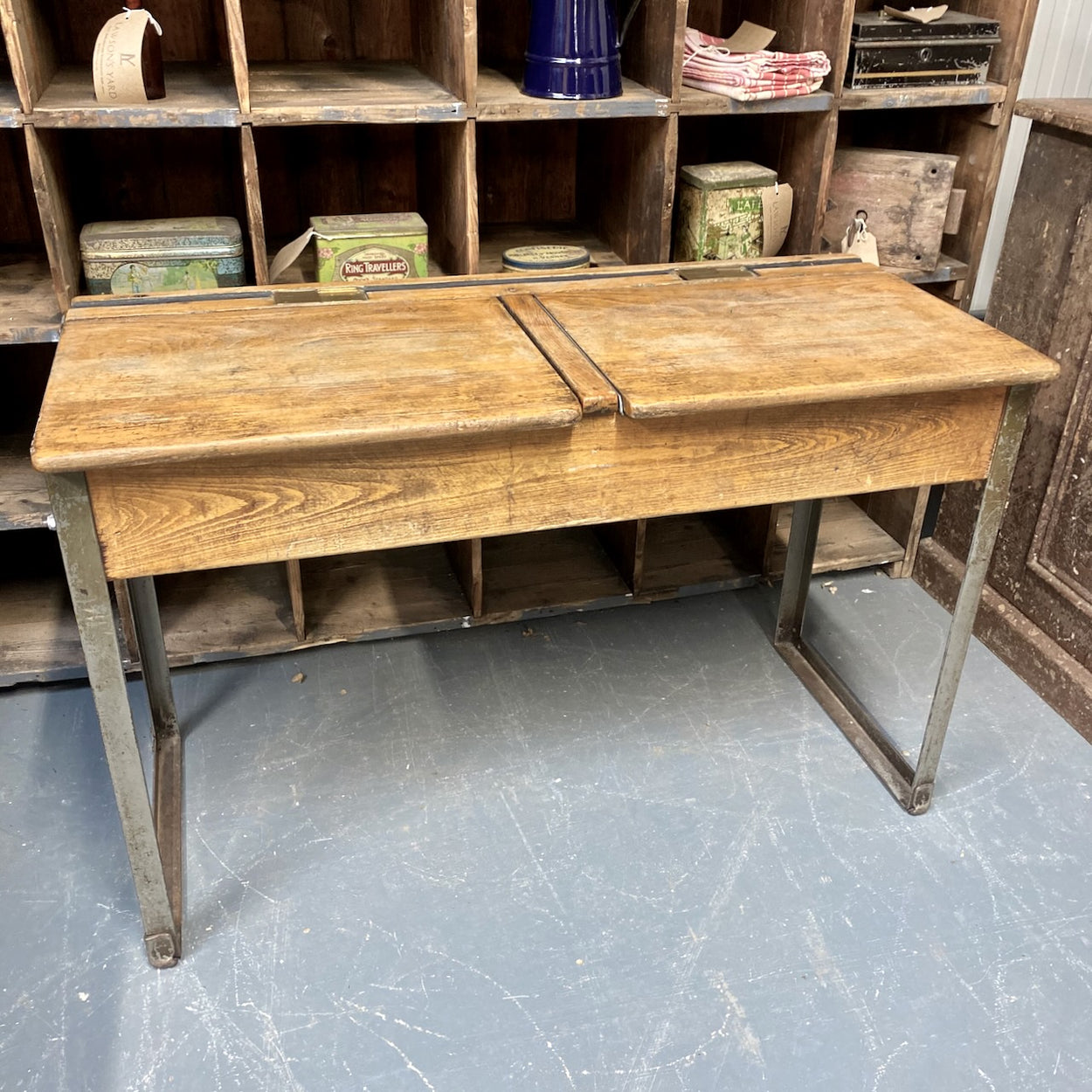 Kingfisher Ltd Vintage School Desk