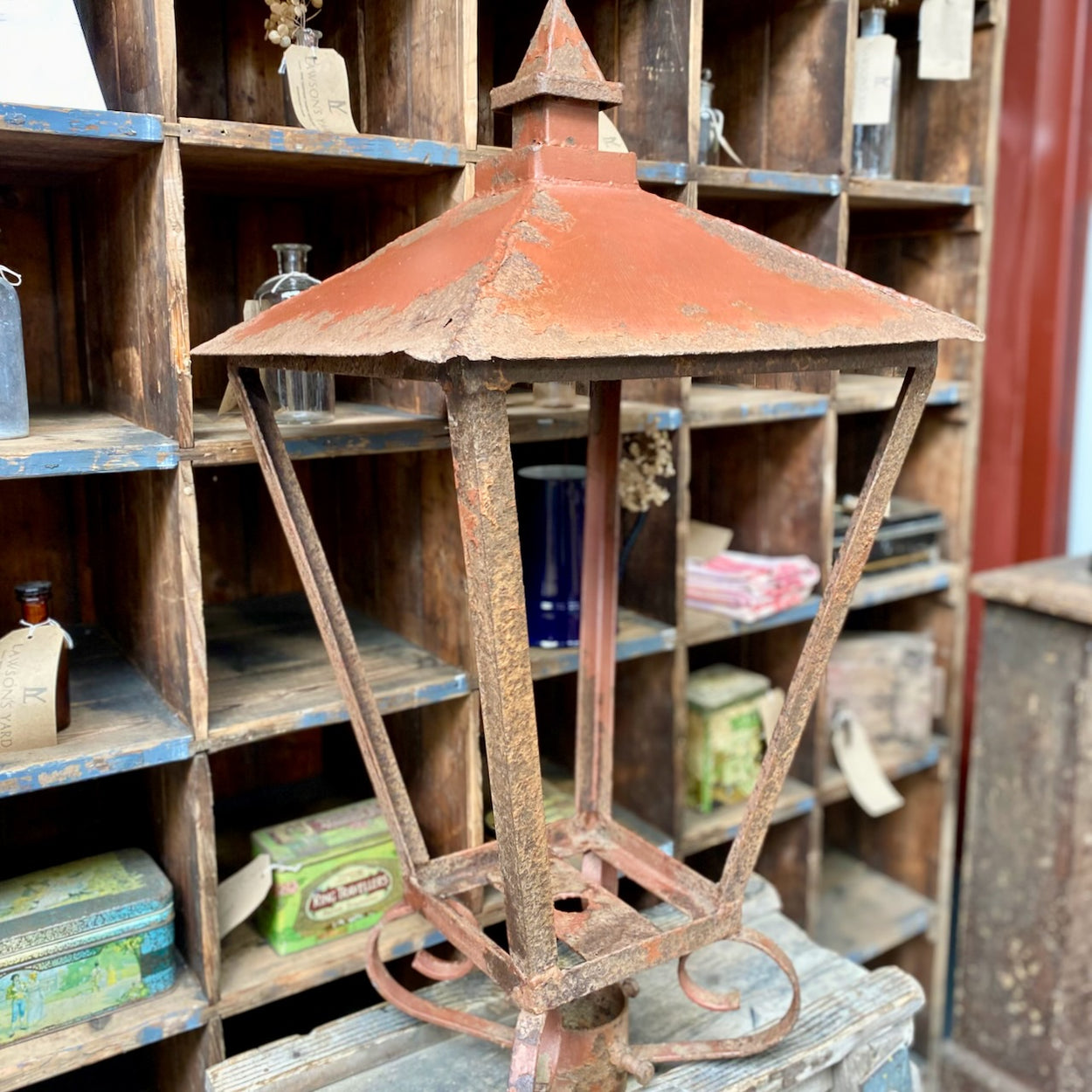 Vintage Blacksmiths Victorian Style Garden Lamp